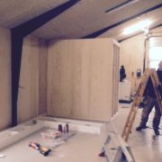 DR Tømrermester – montering af køkken og toilet i hal 1